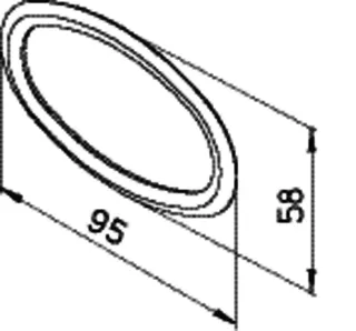 Helios FRS-DR 51 Dichtring für Rohr Oval 51 x 114 1 Satz = 10 Stück – Bild 2