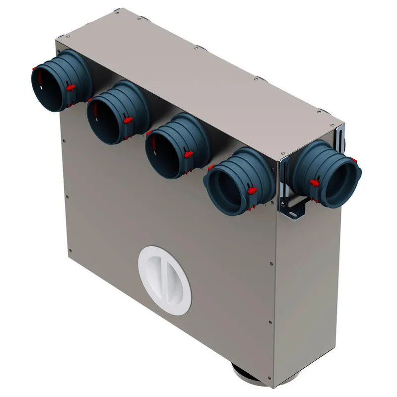 Helios FRS-MVK 4+1-75/125 Multi-Verteilerk., 5 x DN 75, 2 x DN 125