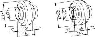Helios RR EC 125 Rohrventilator EC 1-PH 50/60 Hz regelbar DN 125 – Bild 2