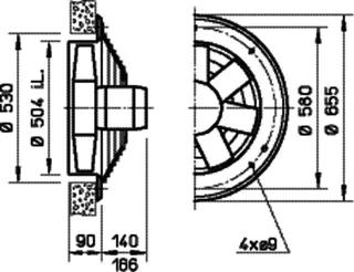 Helios HWW EC 500 A Axialventilator EC 1-PH 50/60 Hz regelb. – Bild 2