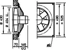 Helios HQW EC 400 A Axialventilator EC 1-PH 50/60 Hz regelb. – Bild 2
