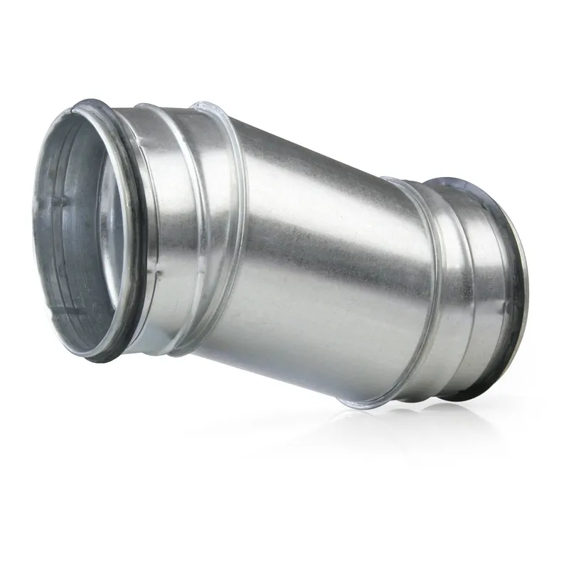 Wickelfalzetagenbogen EBD DN 280 455/280/535mm mit Dichtung verzinkt