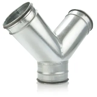 Wickelfalz-Hosenstück HSD DN 100x80 mit Dichtung verzinkt