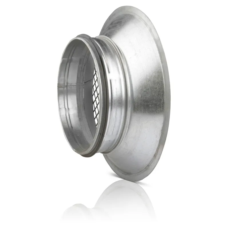 Wickelfalz-Einlassteil ELTDG mit Gitter DN 315 mit Dichtung verzinkt