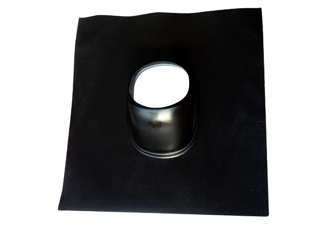 Maico Dachpfanne DP 125 SB Bitumen-Anformstück, Schwarz, DN125