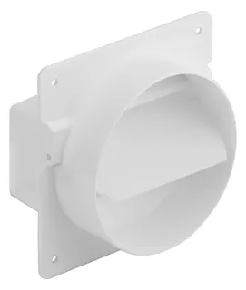 Upmann Rückstauklappe Flachkanal DN 100 weiß, 66245