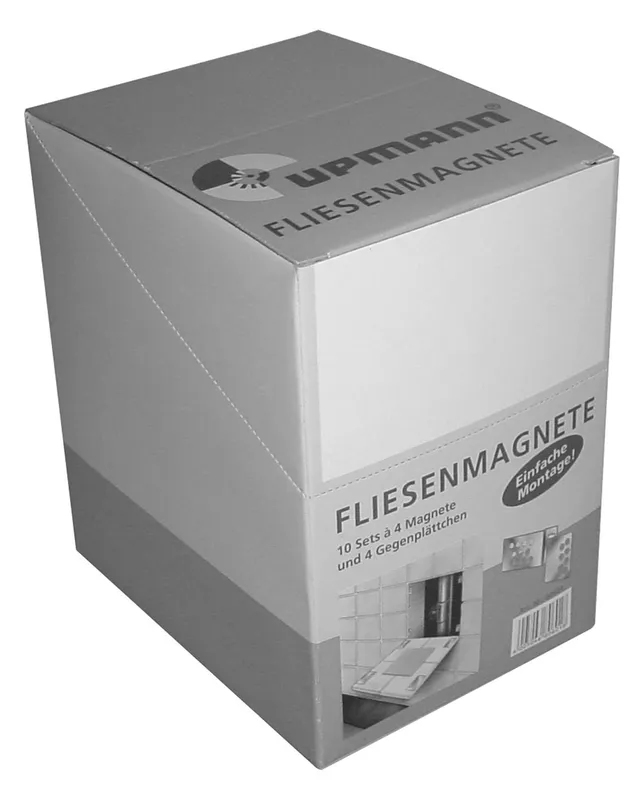 Upmann Garnitur Fliesenmagnete verzinkt 80600