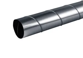 STIEBEL ELTRON Wickelfalzrohr DN 160, Stahlblech verzinkt, 2 m lang – Bild 2