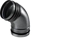 STIEBEL ELTRON Bogen DN 100, 60 Grad, Stahlblech verzinkt – Bild 2