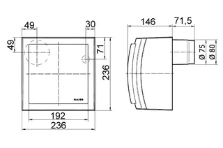 Maico Aufputzventilator ER-AP 60 61 m3/h, Standardausführung – Bild 4