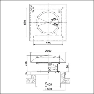 Maico DZD 30/2 B E Ex e Axial-Dachventilator – Bild 3