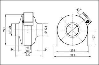 Maico Radial-Rohrventilator ERR 12/1 Wechselstrom, DN125 – Bild 5