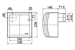 Maico Aufputzventilator ER-APB 100 100 m3/h, Brandschutz, Standard – Bild 4