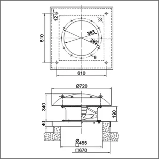 Maico DZD 35/4 B E Ex e Axial-Dachventilator – Bild 4