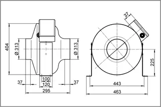 Maico Radial-Rohrventilator ERR 31/1 Wechselstrom, DN315 – Bild 5
