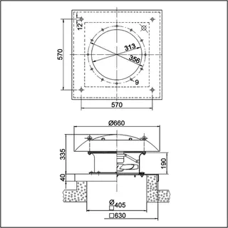 Maico DZD 30/4 B E Ex e . Axial-Dachventilator – Bild 4