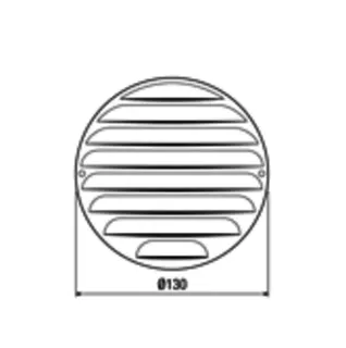 Maico Außengitter MGR 80/125 V2A rund, für Rohr DN80 bis DN125 – Bild 4