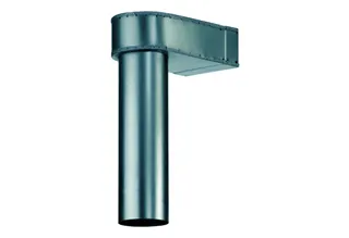 MC Winkel MF-WL100 80/150 90Grad-Übergang DN100 auf 80x150, lang
