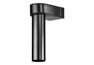Maico Winkel MF-WL100 80/200 90Grad-Übergang DN100 auf 80x200, lang – Bild 3