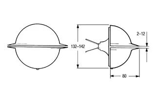 Maico Weitwurfdüse WD 10 W für Wohnungen, Wandmontage, DN100 – Bild 4