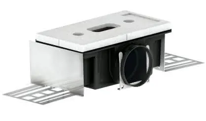 Zehnder Luftdurchlassgehäuse CLD-P 75 1 x DN 75, seitlich, h = 115 mm