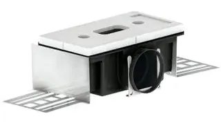 Zehnder Luftdurchlassgehäuse CLD-P 75 1 x DN 75, seitlich, h = 115 mm
