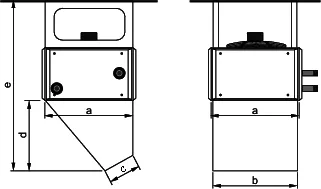 Wolf Ausblasdüse für TopWing Luftheizer TLH 63