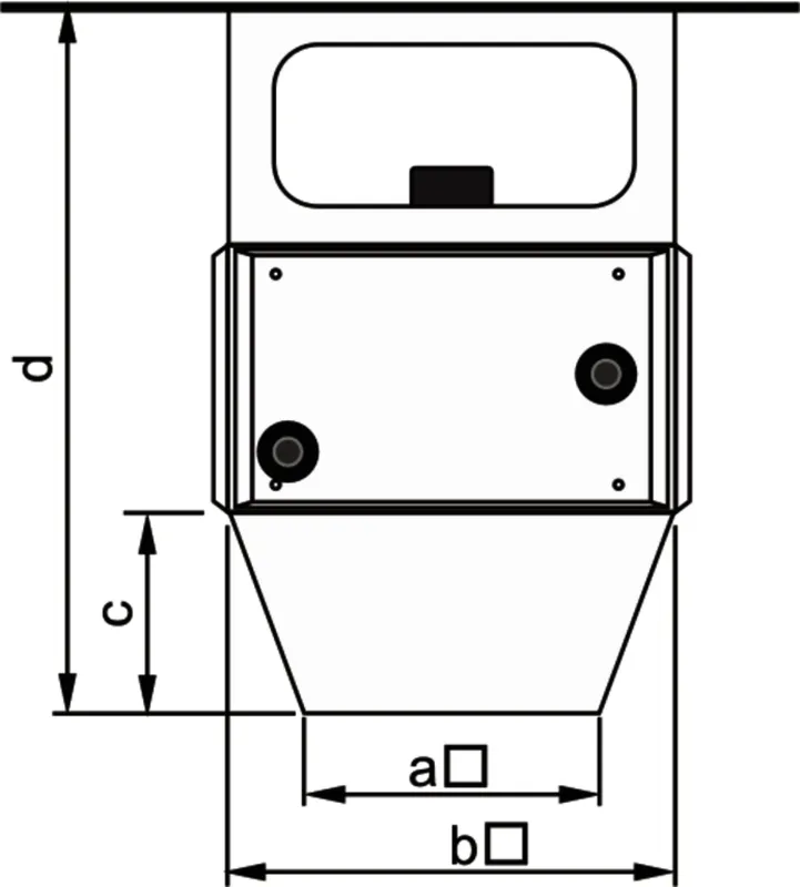 Wolf Ausblaskonus für Luftheizer LH/LH-ATEX 40