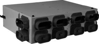 Wolf Luftverteiler DN125 für CWL-F-150 6 Stutzen 50x100,3 Rohrkappen, 2577430