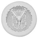 Zu-/Abluftgitter rund 125 mm Vaillant Hase weiß