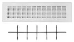 Vaillant Zuluftgitter für Boden-/Wandauslass Langloch weiß
