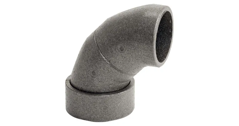 Vaillant EPP Bogen Durchm. 180/150 mm 90 Gr. mit integrierter Verbindungsmuffe