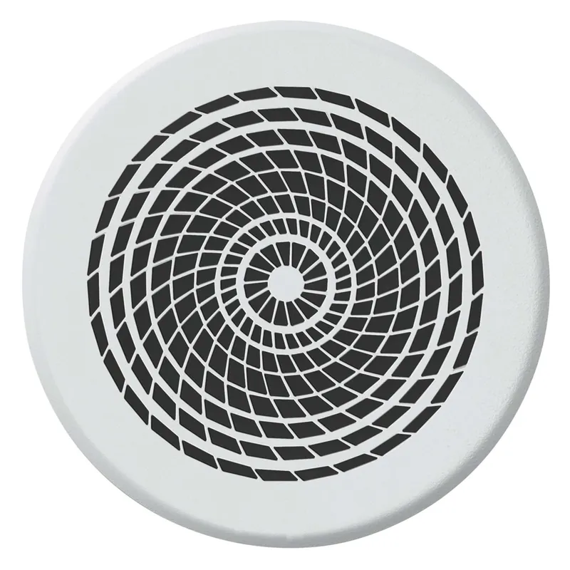 Vaillant Design Abdeckblende rund Durchmesser 125 mm Vortex weiß