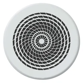 Vaillant Design Abdeckblende rund Durchmesser 125 mm Vortex weiß
