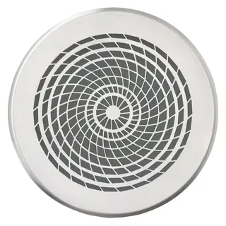 Vaillant Design Abdeckblende rund Durchmesser 125 mm Vortex Edelstahl
