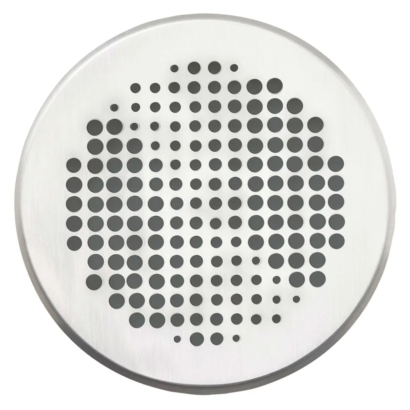 Vaillant Design Abdeckblende rund Durchmesser 125 mm Wave Edelstahl