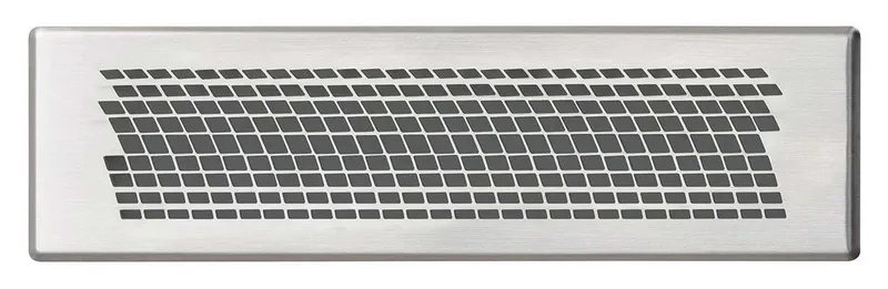 Vaillant Design Abdeckblende rechteckig Vortex Edelstahl