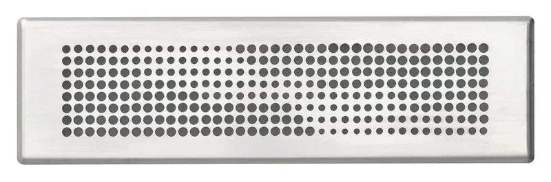 Vaillant Design Abdeckblende rechteckig Wave Edelstahl