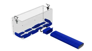 Kermi x-well Anschlusssystem flach Verteiler/Sammler Unterteil, 14-fach – Bild 2