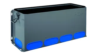 Kermi x-well Anschlusssystem flach Verteiler/Sammler Unterteil, 14-fach – Bild 3