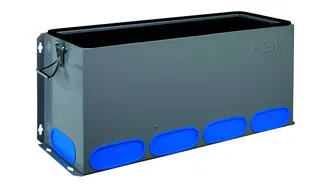Kermi x-well Anschlusssystem flach Verteiler/Sammler Unterteil, 14-fach – Bild 4