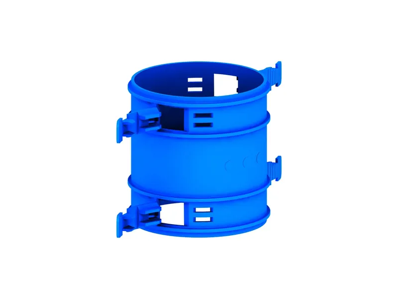 Kermi x-well Anschlusssystem rund Verbinder Lüftungsrohr NW 75