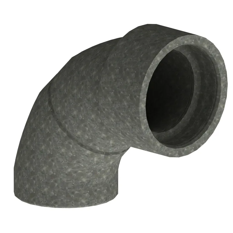 Kermi x-well EPP-Bogen inkl. Muffe NW 180/15, 90 Grad (2x 45 Grad)