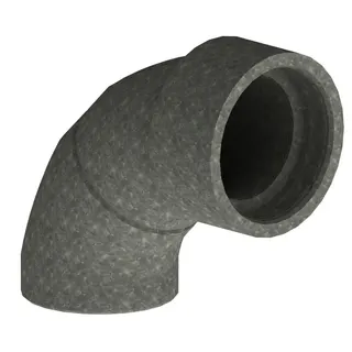 Kermi x-well EPP-Bogen inkl. Muffe NW 180/15, 90 Grad (2x 45 Grad)