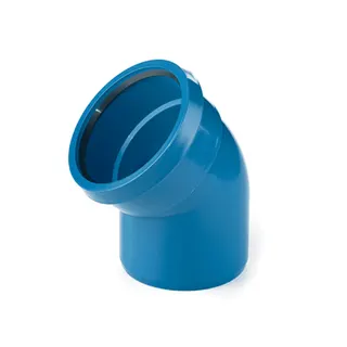Kermi x-well Luft/Erdwärme-Übertrager PP-Bogen 45 Grad, DN 200