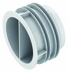 Vaillant Blinddeckel Anschlussstutzen f.Niedrigbau-Luftverteiler (10 St.) rund