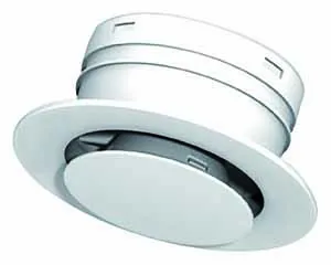 Vaillant Standard Abdeckbl. rund D 125 m für Wandmontage, weiß