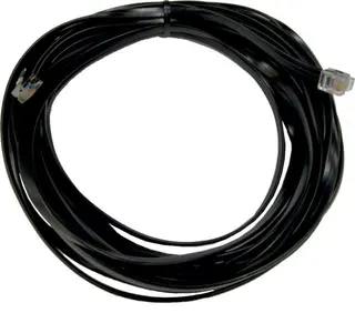 Wolf Anschlusskabel, schwarz 15 Meter (2x RJ12/6), Nr. 2744522