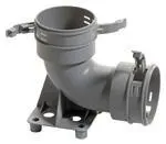 Vaillant Bogen 90 Gr. mit Befestigungs- sockel Durchm. 75/62 mm mit Dichtungen