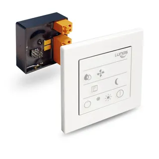 Lunos Smart comfort Steuerung 5/SC-FT f. e2,ego u.RA 15-60 inkl.Bedienteil,40113